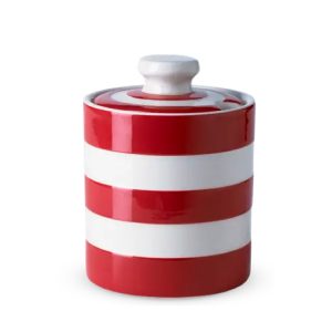 Jar: Cornishware Honey & Marmalade Jar, Red