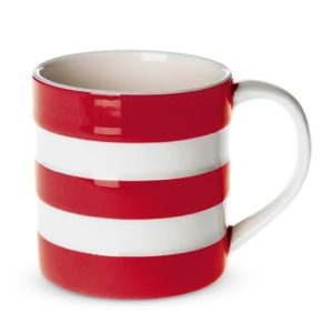 Mug: 1 x 170ml / 6oz Mug Cornishware Red, Ceramic