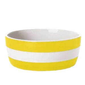Serving Bowl: 20cm Cornishware Vegetable Serving Bowl, Yellow