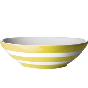 Salad / Serving Bowl: 31cm Cornishware Serving Bowl, Yellow