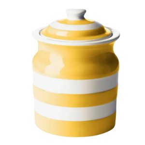 Storage Jar: Cornishware Large Plain Storage Jar 168cl, Yellow