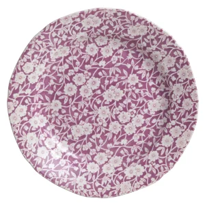 Breakfast/Salad Plate: 1 x 21.5cm Burleigh Blossom Calico Plate, Ceramic