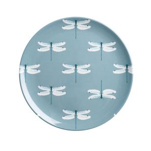 Side Plate: 1 x 20.3cm Sophie Allport Dragonfly Side Plate, Melamine