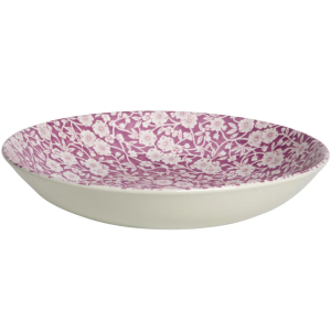 Pasta Bowl: 23cm Burleigh Blossom Calic Pasta Bowl, Ceramic