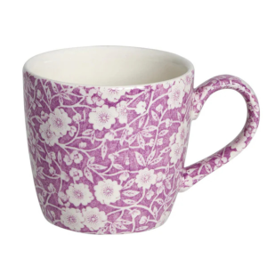 Mug: 1 x 300ml Burleigh Blossom Calico Osborne Half Pint Mug, Ceramic