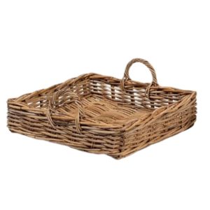 Serving Tray Set: 13cm x 53cm Set of 2 Trays, Rattan
