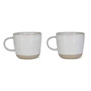 Mug Set: 2 x Mugs Holwell White, Ceramic
