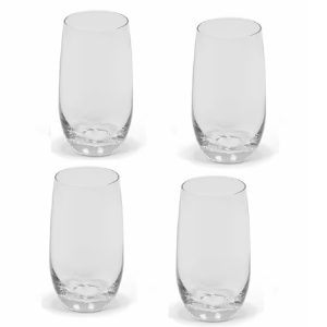 Hi Ball Glasses: 4 x 300ml Chilmark Tumblers, Glass