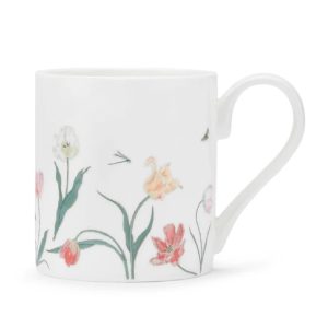 Mug: 1 x 275ml Sophie Allport, Tulips, Fine Bone China