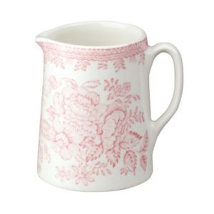 Jug: 0.284 Litre Burleigh Pink Asiatic Pheasants Small Tankard Jug, Ceramic