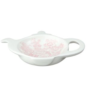 Teapot Tray: 13.5cm Burleigh Pink Asiatic Pheasants Mini Teapot Tray