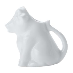 Creamer: 45ml Maxwell & Williams White Basics Cow Creamer, Porcelain