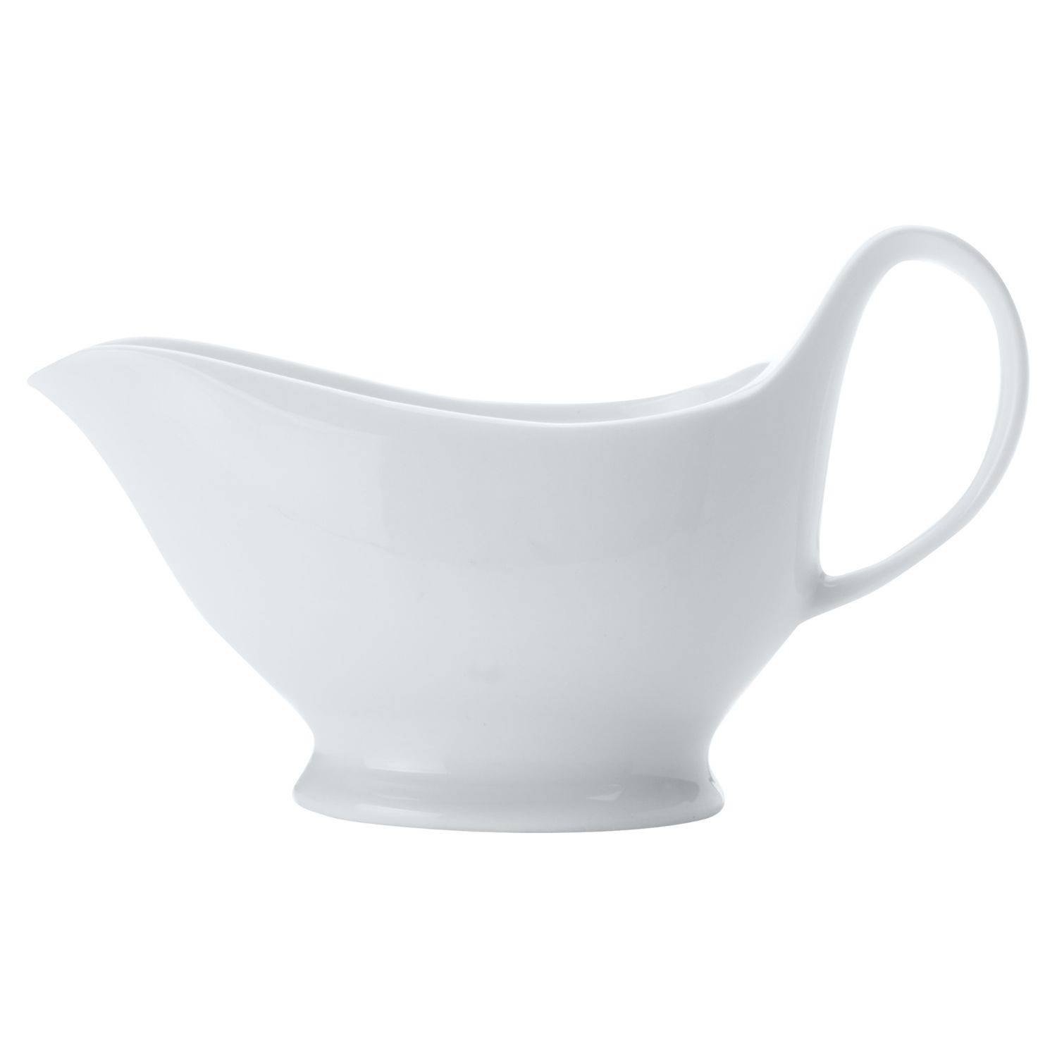 Gravy Boat: 400ml Maxwell & Williams White Basics Gravy Boat, Porcelain