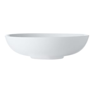 Serving Bowl: 18.5cm Maxwell & Williams White Basics Coupe Bowl Shallow, Porcelain