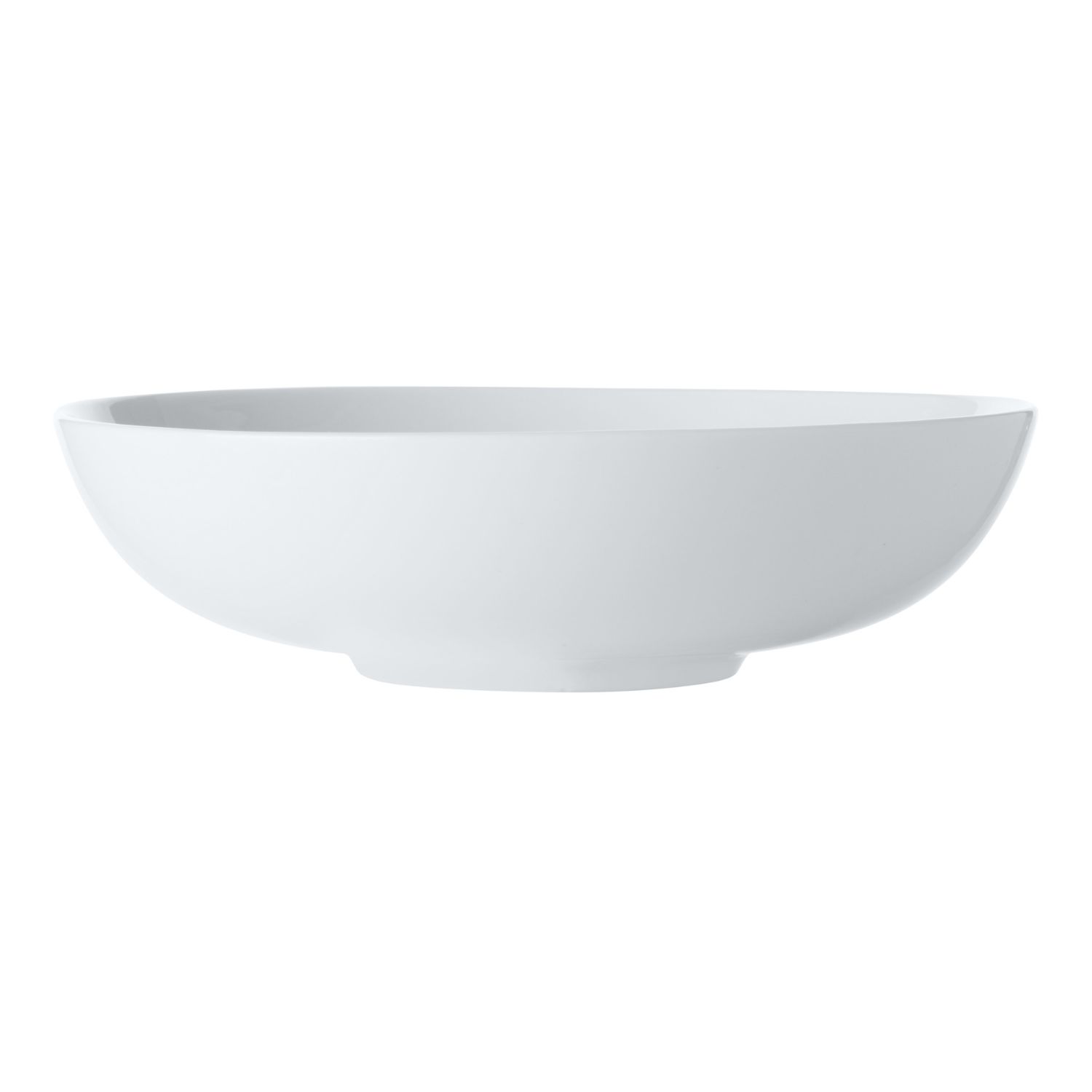 Serving Bowl: 18.5cm Maxwell & Williams White Basics Coupe Bowl Shallow, Porcelain