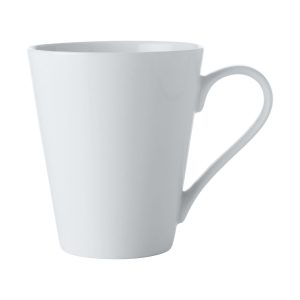 Mug: 1 x 300ml Maxwell & Williams White Basics Conical Mug, Porcelain