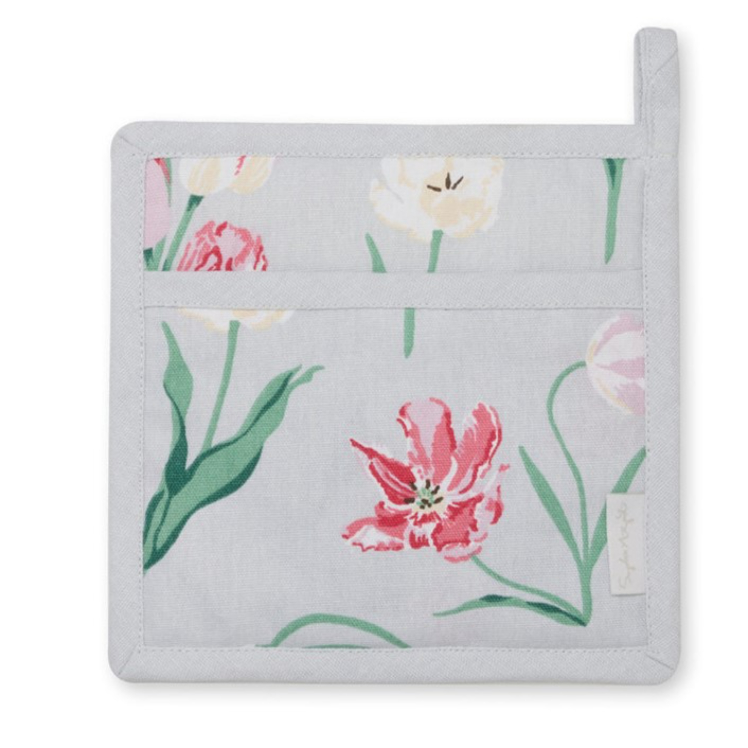 Pot Grab: Sophie Allport Tulips Pot Grab, Cotton
