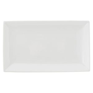 Serving Plate: 27cm x 16cm Maxwell & Williams Rectangular White Basics Platter, Porcelain