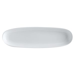 Serving Plate: 30cm x 9cm Maxwell & Williams Oblong White Basics Platter, Porcelain