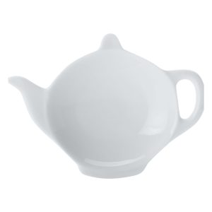 Tea Bag Tidy: 12cm Maxwell & Williams White Basics Tea Bag Tidy, Porcelain