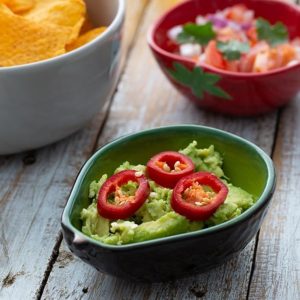 Dip Bowl Set: 3 x World Foods Fajita Dip Bowls, Ceramic