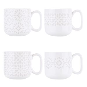 Espresso Cup Set: 4 x 50ml Artisan Street Espresso Cups, Stoneware