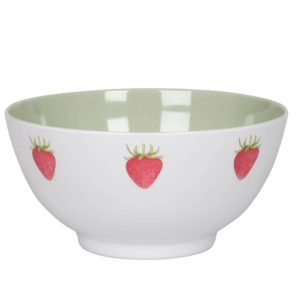 Bowl: 15cm Sophie Allport Strawberries Bowl, Melamine