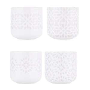 Egg Cup Set: 4 x Artisan Street Egg Cups, Stoneware