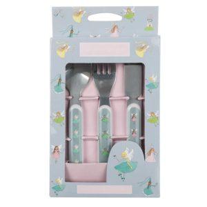 Cutlery Set 3 Piece Sophie Allport Princess Fairies Childrens Cutlery Set, Melamine