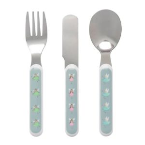Cutlery Set 3 Piece Sophie Allport Princess Fairies Childrens Cutlery Set, Melamine