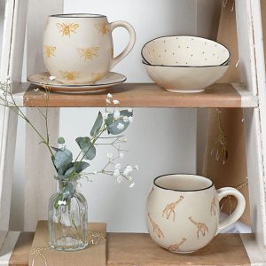 Mug 1 x 500ml Sophie Allport Honey Bees Mug, Ceramic