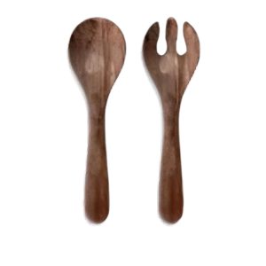 Salad Servers 1 x 32cm Set of 2 Mediterranean Garden Salad Servers, Melamine
