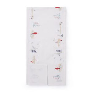 Table Runner 280cm x 35cm Sophie Allport Coastal Boats Table Runner, Cotton