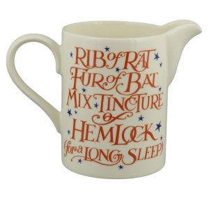Jug: 0.6 Litre Emma Bridgewater Halloween Toast Medium Straight Jug, Ceramic