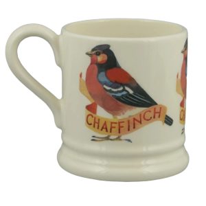 Mug: 1 x 300ml Emma Bridgewater Chaffinch 1/2 Pint Mug, Ceramic