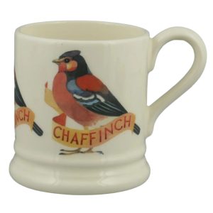 Mug: 1 x 300ml Emma Bridgewater Chaffinch 1/2 Pint Mug, Ceramic