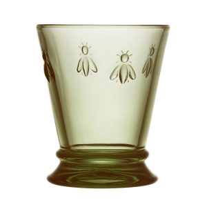 Low Ball Glass: 1 x 260ml La Rochere Bee Olive Tumbler, Glass