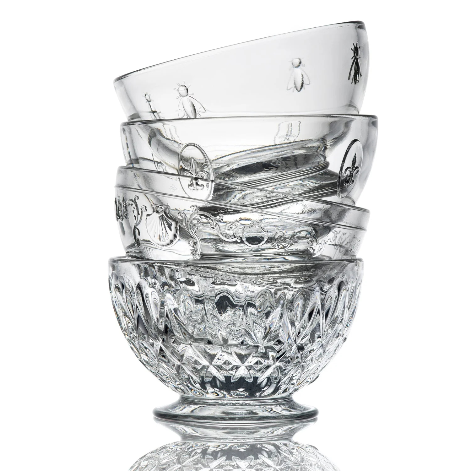 Bowl: 27cl La Rochere Versailles Bowl, Glass