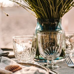 Low Ball Glass: 1 x 250ml La Rochere Belle Ile Footed Tumbler , Glass