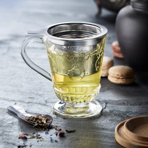 Mug: 1 x 270ml La Rochere Versailles Tisaniere Set, Glass