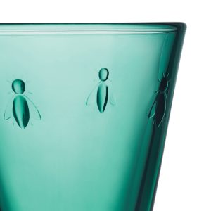 Low Ball Glass: 1 x 260ml La Rochere Bee Emerald Green Tumbler, Glass