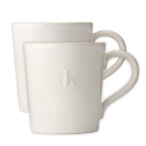Mug: 1 x 520ml La Rochere Bee Cream Mug, Ceramic
