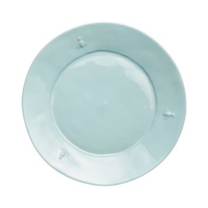 Dinner Plate: 1 x 27cm La Rochere Bee Light Blue Dinner Plate, Ceramic
