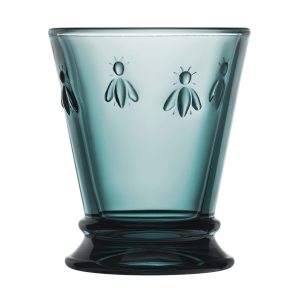 Low Ball Glass: 1 x 260ml La Rochere Bee Navy Tumbler, Glass