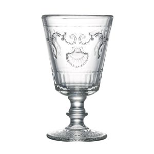 Wine Glass: 1 x 20cl La Rochere Versailles Stemmed Wine Glass, Glass