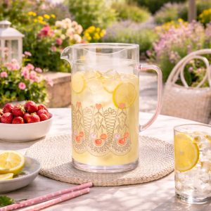 Pitcher: 2 Litre Cath Kidston Cherry Pitcher, Acrylic