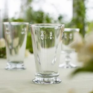 Hi Ball Glass: 1 x 460ml La Rochere Large Long Bee Tumbler, Glass