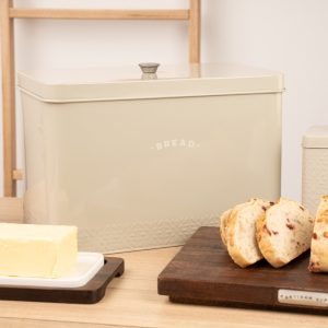 Bread Bin: Artisan Street Bread Storage Bin, Cream