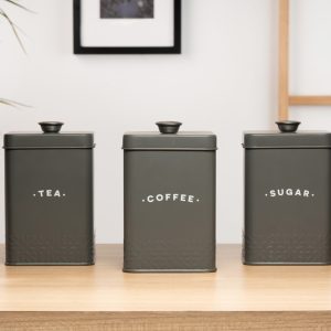 Artisan Street Coffee Storage Canister, Grey