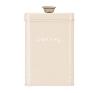 Artisan Street Coffee Storage Canister, Cream